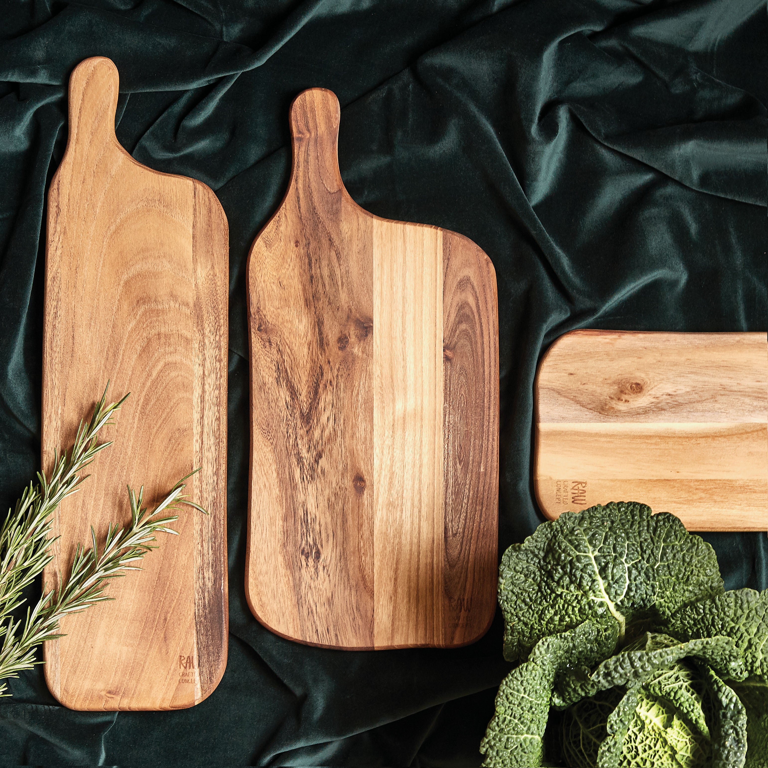 RAW skærebræt, natur - 50x14 cm.